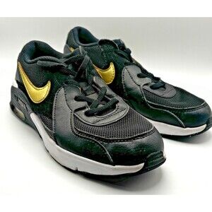 Nike Air Max Excee (PS) Black/Gold Kids Sneakers - Size 3Y EUC CD6892-006